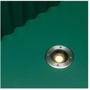 Faro GEISER-Spot d'Extérieur GU10 Encastrable Orientable L13cm