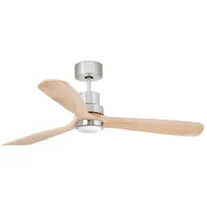 Comparateur de prix : FARO BARCELONA Ventilateur plafond Lantau L LED nickel/pin clair
