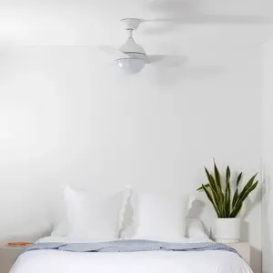 Comparateur de prix : Faro HVAR Ventilateur de plafond blanc avec lumière LED
