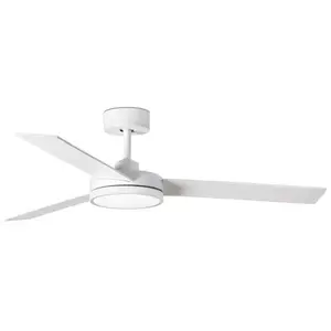 Comparateur de prix : FARO BARCELONA Ventilateur de plafond LED Barth avec luminaire LED, blanc