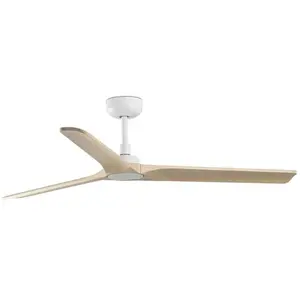 Faro HEYWOOD-Ventilateur de plafond 3 pâles Acier/Bois Ø132cmVendu parluminaire