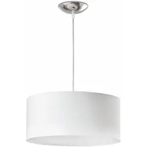 Faro Suspension Seven blanche D40cm 2 lampes E27 60w