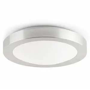 Comparateur de prix : FARO BARCELONA Plafonnier pour salle de bain Logos, Ø 35 cm, aluminium