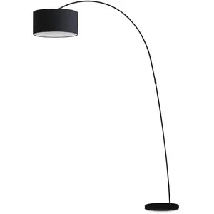 Comparateur de prix : Faro Barcelona PAPUA - Lampe Pied De Salon Noir Papua - Eclairage Intérieur