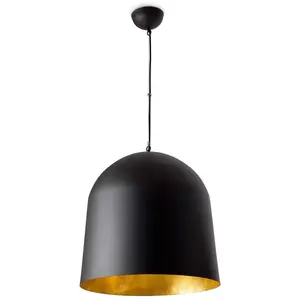 Comparateur de prix : Suspension en aluminium noir et doré Magma - Faro Barcelona