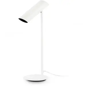 Lampe de table en acier blanc 15 x 22 x 46 cm Link - Faro BarcelonaVendu parkaufland