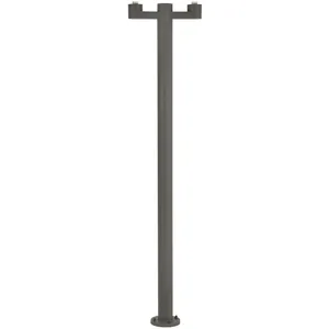 Structure lampadaire 2l moon, blub's, mistu, muffin h200 cm - noir
