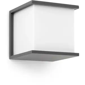 Comparateur de prix : Applique d'extérieur - FARO - Kubic - Gris - Métal - Fluocompactes - IP44
