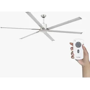 Faro Barcelona 33465A - ANDROS Ventilateur de plafond gris avec moteur DC pas cher