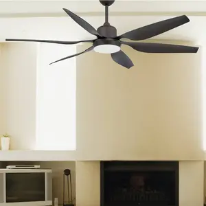 FARO BARCELONA Ventilateur de plafond Tilos massif avec éclairage pas cher