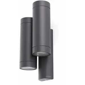 Applique extérieure double gris foncé 4x35W - STEPS - FAROVendu parfnac