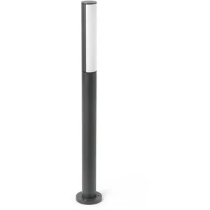 Comparateur de prix : Balise d'éclairage d'extérieur Beret-2 gris foncé LED 8W H90cm - FARO