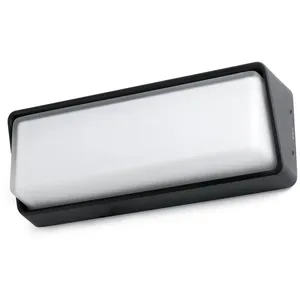 Comparateur de prix : FARO BARCELONA Applique d'extérieur LED Half, anthracite, verre, aluminium