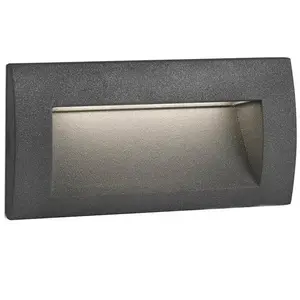 Comparateur de prix : SEDNA-2 - Lampe encastrable au mur gris foncé de faro 70147