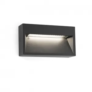 FARO Applique extérieure rectangulaire path led ip44 - gris