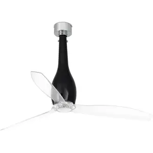Faro Ventilateur de plafond noir brillant eter h64 cm pas cher