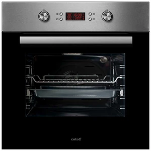Comparateur de prix : Cata FOUR ENCASTRABLE CATA NOIR PYROLYSE 70L MULTI-FONCTION PORTE FROIDE CLASSE A
