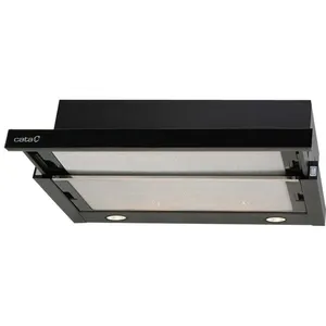 Comparateur de prix : Hotte Téléscopique - CATA - TF 2003 GBK - Verre Noir - Largeur 60 cm - Profondeur 28 cm