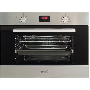 Four intégrable CATA CMD 5008 X - Classe A - Inox et verre noir pas cher
