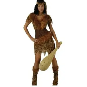 Comparateur de prix : Déguisement Femme des Cavernes - ATOSA - Taille unique - Marron