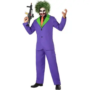 Comparateur de prix : Atosa Déguisement Joker - AC-DÉCO - Violet - Adulte - Batman - Polyester - XL