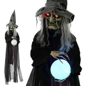 Comparateur de prix : Pendentif Halloween - BigBuy - 119147 - Noir - 183 cm - Lumière et Son
