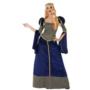 Comparateur de prix : Atosa Déguisement Dame Du Moyen-Age - Bleu - Femme - Taille XS/S