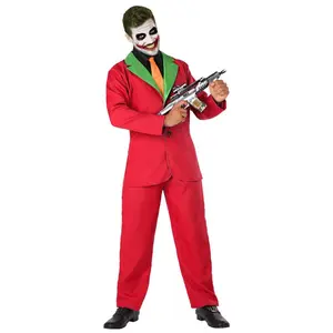 Comparateur de prix : Non communiqué Déguisement Joker - AC-Déco - Adulte - Rouge - Polyester