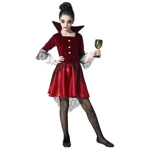 Comparateur de prix : Atosa déguisement enfant fille vampire rouge 7 a 9 años