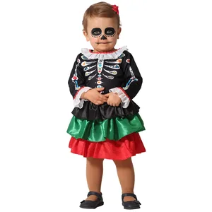 Comparateur de prix : Atosa Déguisement Squelette Mexicain Costumes, Multicolore, + 24 Mois Mixte bébé