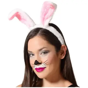 Comparateur de prix : Serre-tête Oreilles de Lapin - ATOSA - TU - Blanc - Accessoire de Déguisement