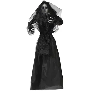 Comparateur de prix : BigBuy Carnival Décoration suspendue Halloween (140 x 16 x 160 cm) noir 140 x 16 x 160 cm
