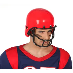 Casque rugby rigide - ATOSA - Rouge - Adulte - Extérieur