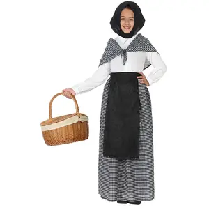 Atosa déguisement vieille enfant fille noir 3 a 4 años