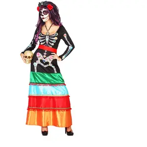 Comparateur de prix : ATOSA déguisement squelette mexicain femme adulte XS