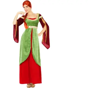RueDeLaFete Costume Médiévale - Femme Taille : XS/S - 36/38 - Déguisements et fêtes pas cher