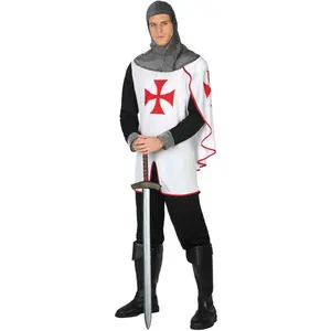 Atosa déguisement chevalier croisé - panoplie adulte, taille m l 39353 - Déguisements et fêtes