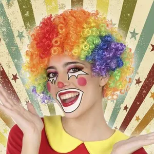 BigBuy Perruques Clown MulticouleurVendu parfnac