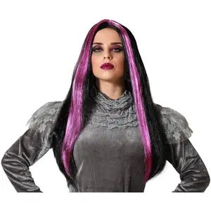 Comparateur de prix : BigBuy Carnival Perruque vampire adultes femmes - fuchsia atosa 39778