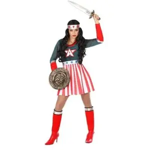 ATOSA déguisement heroe comic femme adulte américaine XS pas cher