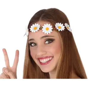 Comparateur de prix : RueDeLaFete Couronne de fleur blanche - femme