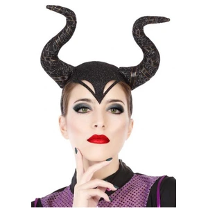 Comparateur de prix : Serre-tête Cornes Reine Méchante - ATOSA - Accessoire de Déguisement Femme - Noir - Adulte