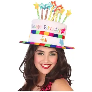 Comparateur de prix : BigBuy Chapeau d'anniversaire (59 cm) Multicouleur
