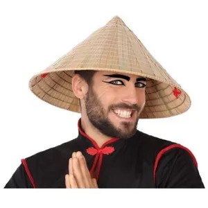 ATOSA Chapeau de paille oriental - Beige