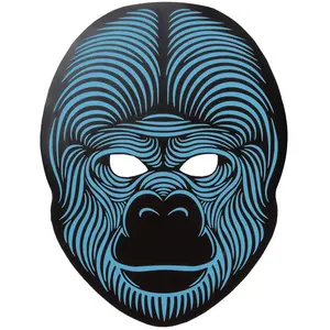 Comparateur de prix : Masque de Gorille à Led - ATOSA - Accessoire de Déguisement - Noir - Mixte - Adulte