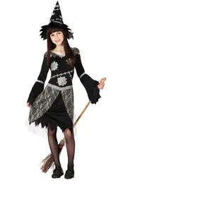 Comparateur de prix : RueDeLaFete Costume de Jeune Sorcière avec Chapeau Taille : 10/12 ans (138 à 150 cm)