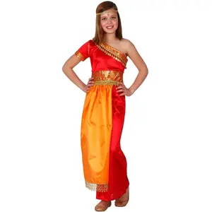 déguisement hindou fille - 3/4 ans - multicolore - atosa 15840