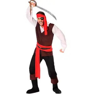 Deguisement Pirate Des Caraibes Adulte - Blanc - T-2