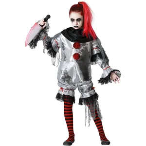 ATOSA déguisement clown gris enfant fille 7 a 9 años pas cher