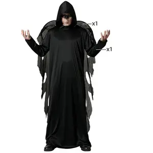 Comparateur de prix : Déguisement Ange de la Mort Homme - ATOSA - Déguisement Halloween - Noir - Adulte